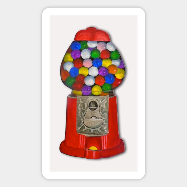 Gumball Magnet by PaintingsbyArlette